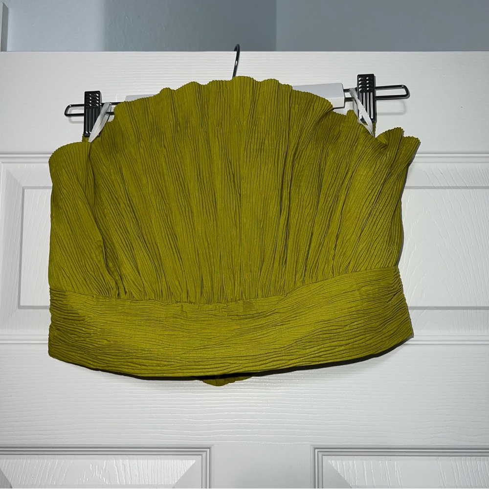 NWT ACCORDING BODICE IN FERN